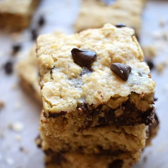 Chocolate Chip Oat Squares - Recipe photo by juliascuisine
