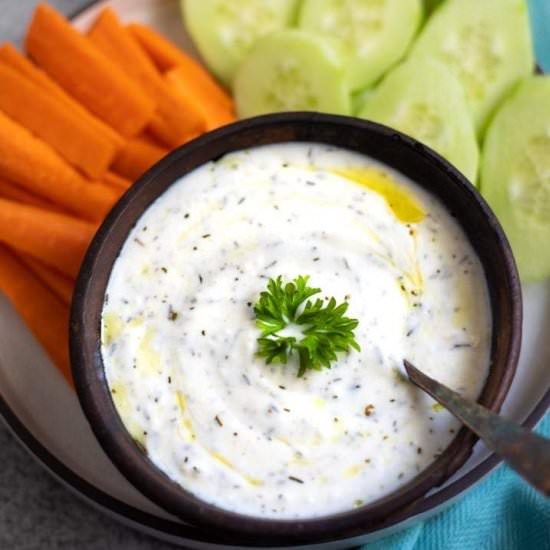 Easy Yogurt Dipping Sauce - Recipe photo by pipingpotcurry