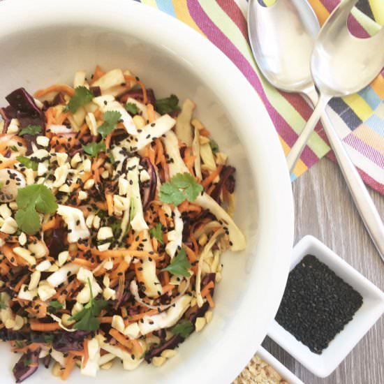 Asian Coleslaw - Recipe photo by chezlerevefrancais