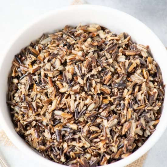 Perfect Instant Pot Wild Rice - Recipe photo by pipingpotcurry