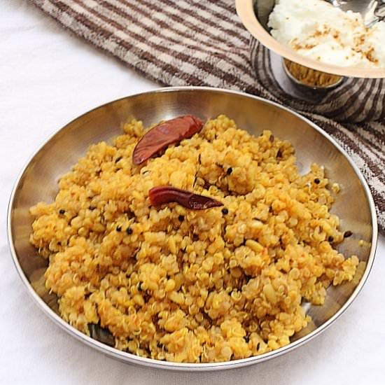 Instant Pot Quinoa Khichdi - Recipe photo by Warrior In The Kitchen