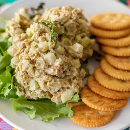 Vegan Dill Chicken Salad - Recipe photo by 86Eats