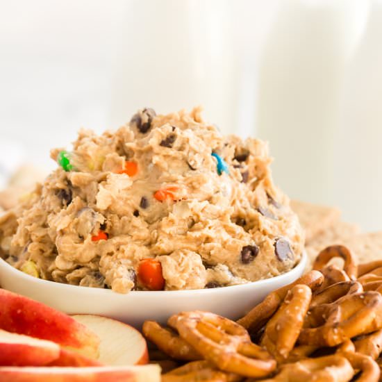 Monster Cookie Dough Dip - Recipe photo by familyfreshmeals