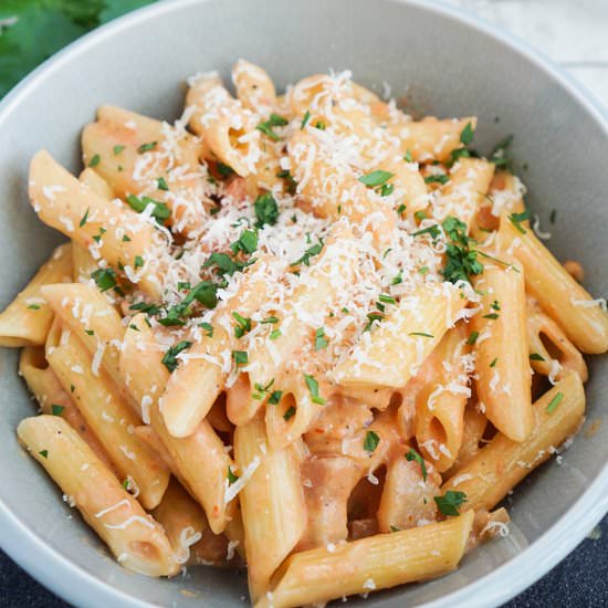 Penne Alla Vodka - Recipe photo by cookingwithteamj