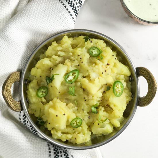Potato Masala – Aloo Masala - Recipe photo by Simple Sumptuous Cooking