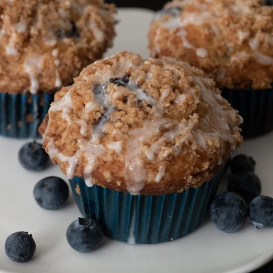 Blueberry Buttermilk Muffins - Recipe photo by TheRedheadBaker