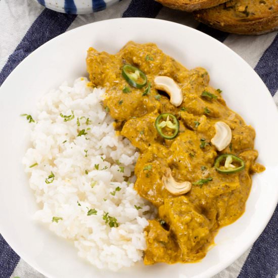 Chicken Korma Recipe - Recipe photo by healthyrecipes101