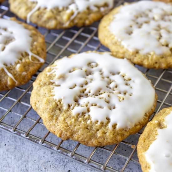 Old Fashioned Iced Oatmeal Cookies - Recipe photo by BeyondtheCoop