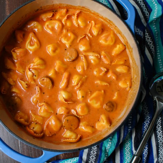 Tomato Tortellini Soup - Recipe photo by asavoryfeast