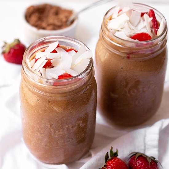 Chocolate Banana Smoothie - Recipe photo by thebakersalmanac