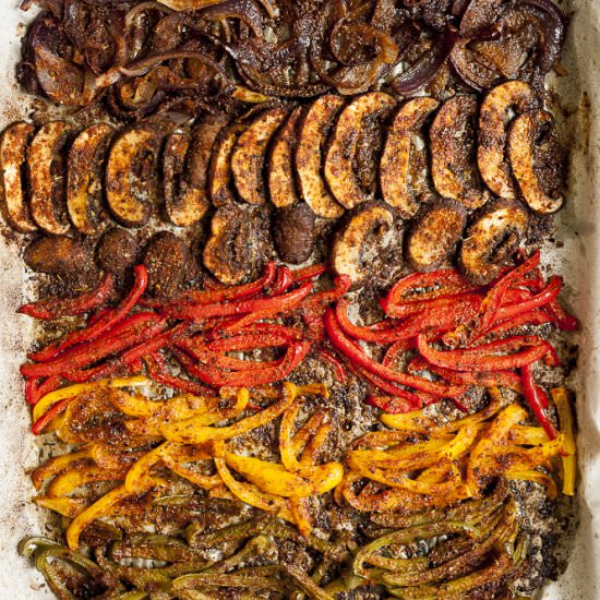 Fajitas Veggies - Recipe photo by MyPurePlants