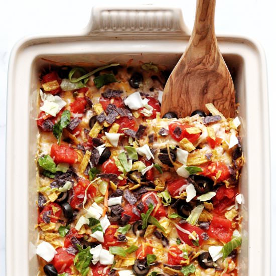 HEALTHY Taco Casserole - Recipe photo by Donut Worry Be Healthy