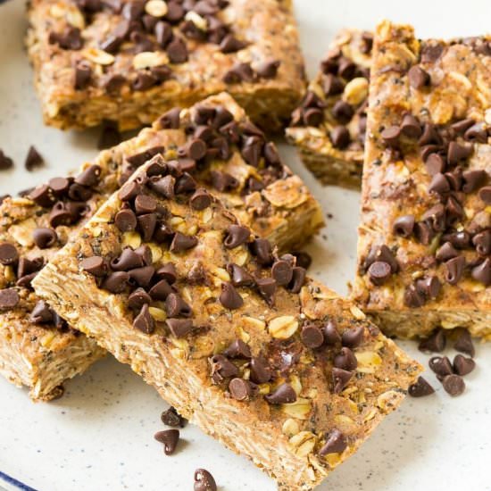 HOMEMADE CHOCOLATE PROTEIN BARS - Recipe photo by healthyfitnessmeals