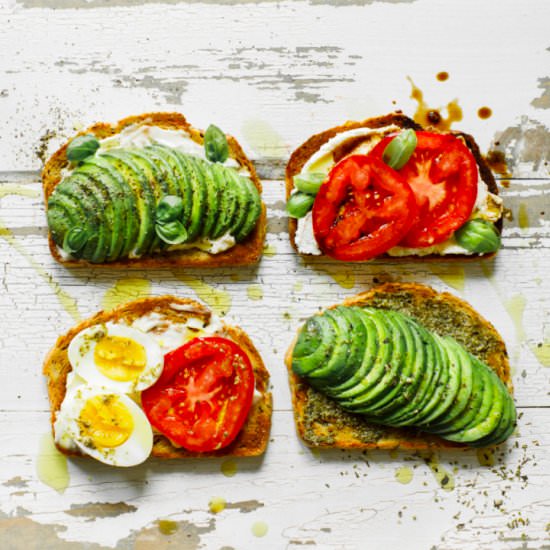 4 savory breakfast toast ideas - Recipe photo by basilanddill