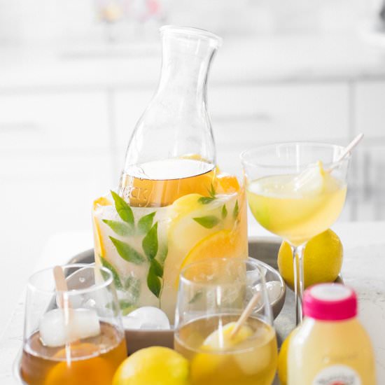 Sweet Tea Lemonade Cocktail - Recipe photo by @whitekitchen_redwine