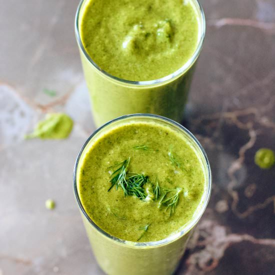 Yummy Green Smoothie with Spinach - Recipe photo by refreshmyhealth