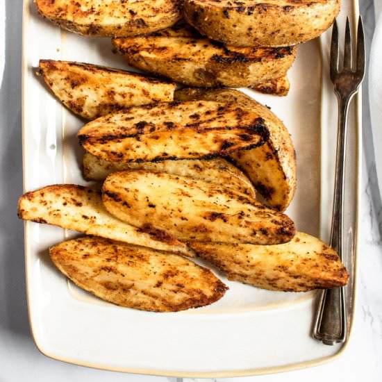 Cast Iron Potato Wedges - Recipe photo by PlantPowerCouple