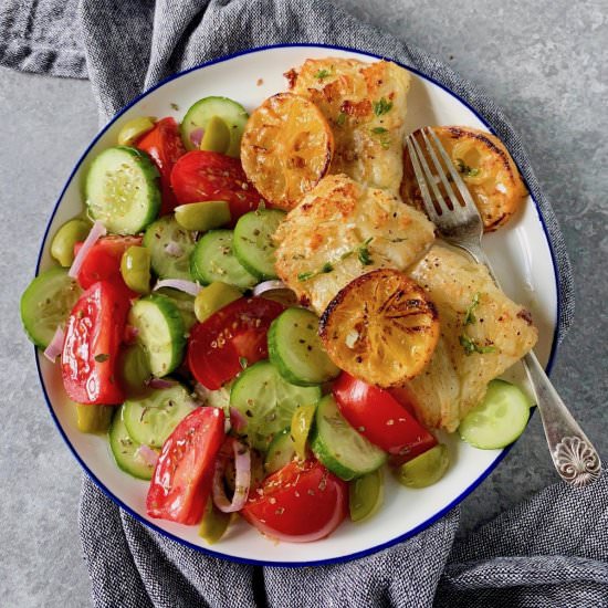 Easy pan-roasted fish fillets - Recipe photo by marilenaskitchen