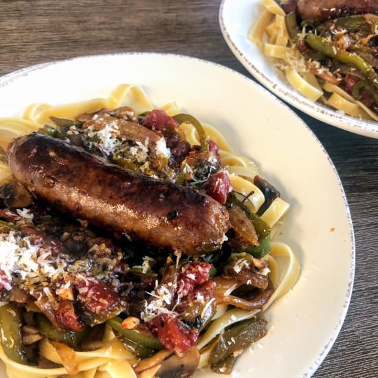 Italian Sausage and Peppers - Recipe photo by abundanceofflavor