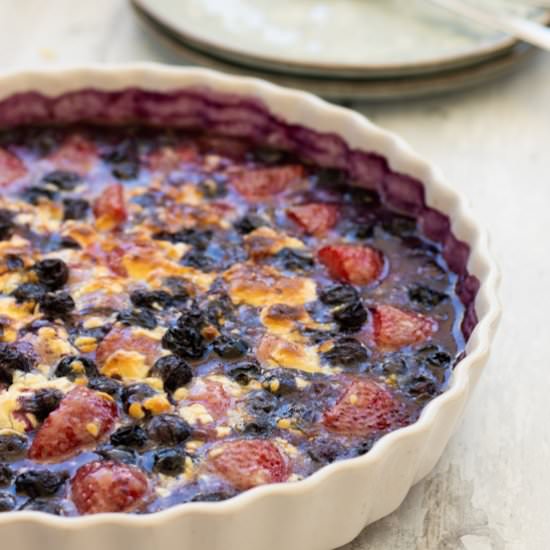 White Chocolate Berry Bake - Recipe photo by alwaysusebutter