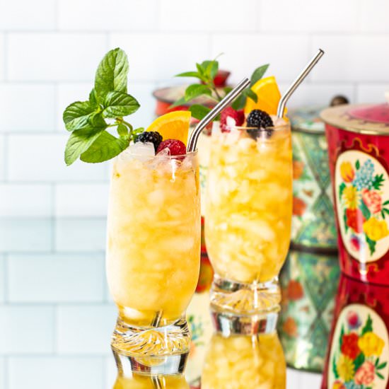 Sherry Cobbler Cocktail - Recipe photo by sidewalkshoes