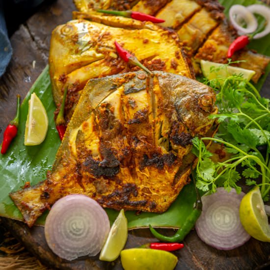 Pomfret Fry - Recipe photo by Whiskaffair