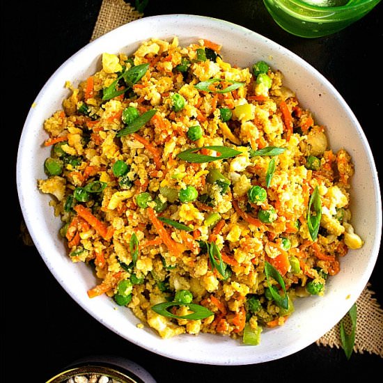 Cauliflower Fried Rice - Recipe photo by nishkitchen