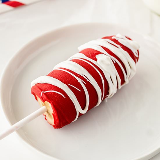 Frozen Chocolate Banana Pops - Recipe photo by bellyfull