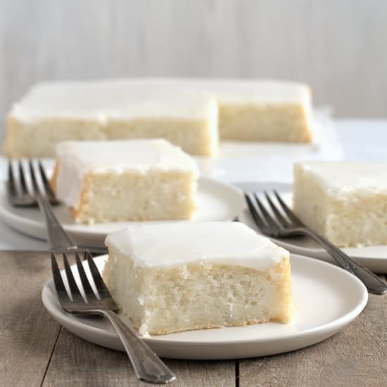 lime coconut cassava snack cake - Recipe photo by davebakes
