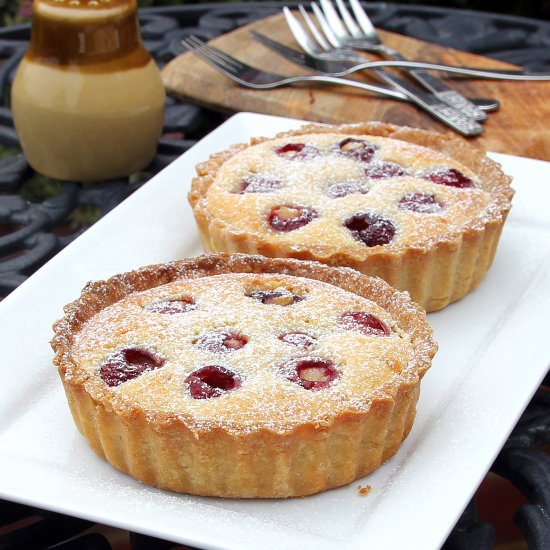 Cherry Frangipane Tart - Recipe photo by glutenfreealchemist