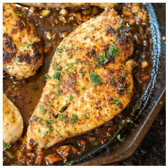 15 Minute Garlic Butter Chicken - Recipe photo by servedfromscratch