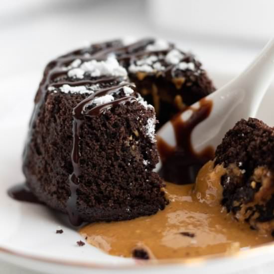 Chocolate Peanut Butter Lava Cake - Recipe photo by SuchASweetheart
