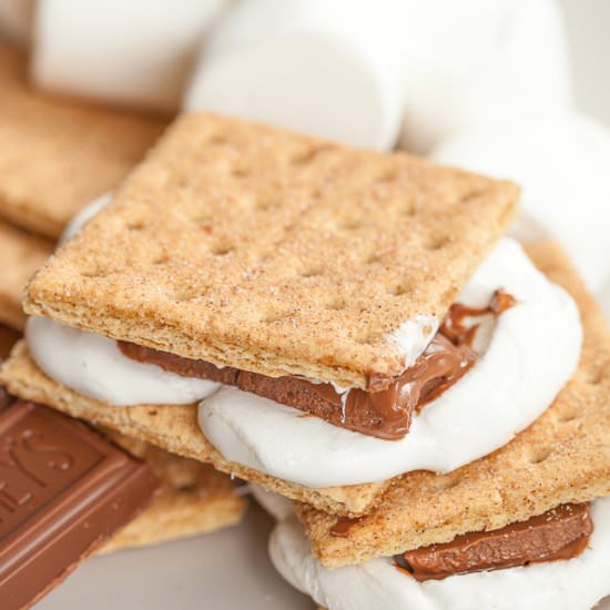 Air Fryer S'mores - Recipe photo by thymeandjoy