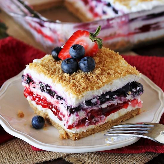 Red White & Blue Berry Yum Yum - Recipe photo by thekitchenismyplayground
