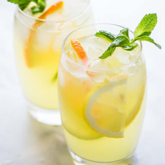Secret Recipe 3 Citrus Lemonade - Recipe photo by PantsDownApronsOn