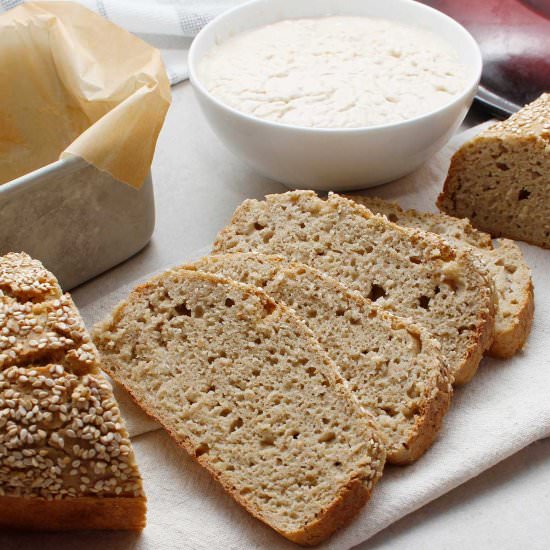 GLUTEN-FREE BBQ SOURDOUGH - Recipe photo by fresh is real