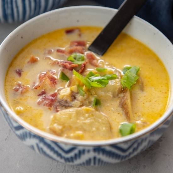 Instant Pot Corn Chowder - Recipe photo by garnishedplate