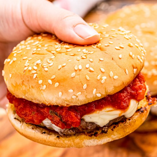 Italian Burger - Recipe photo by julieseatsandtreats