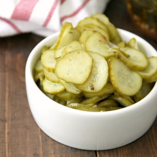 Refrigerator Italian Pickles - Recipe photo by snappygourmet