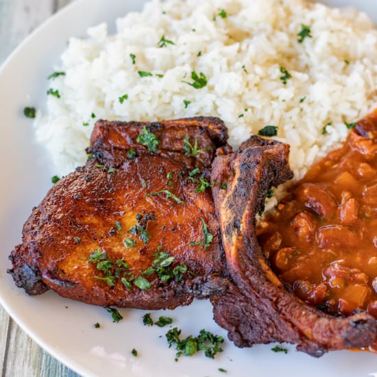 Fried Pork Chops (Chuletas Fritas) - Recipe photo by Belquistwist