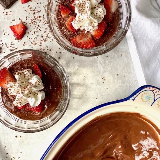 Dairy Free Chocolate Pudding - Recipe photo by thegoldenbeets