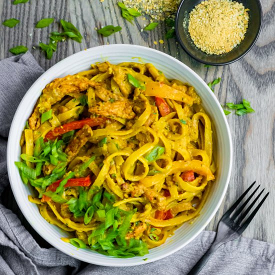 Vegan Rasta Pasta - Recipe photo by Zardyplants