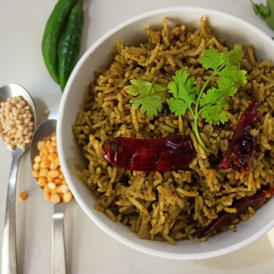 simple pudina rice - Recipe photo by foodies855