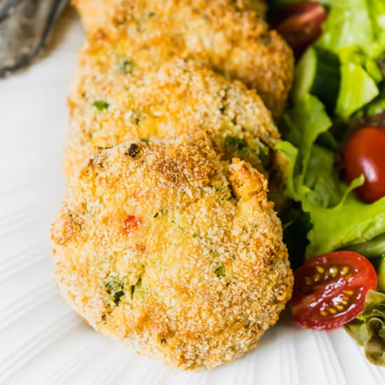 Air-Fryer Salmon Croquettes - Recipe photo by TheDeliciousSpoon