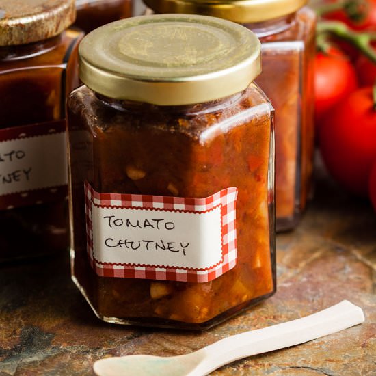 Easy Tomato Chutney - Recipe photo by Recipe Crumbs
