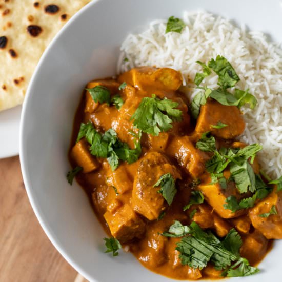 Vegan Chicken Tikka Masala - Recipe photo by 86Eats