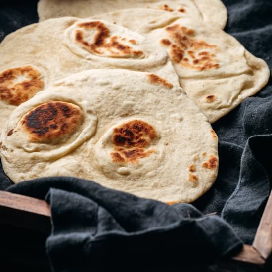 Sourdough Tortillas - Recipe photo by cookingwithwineblog