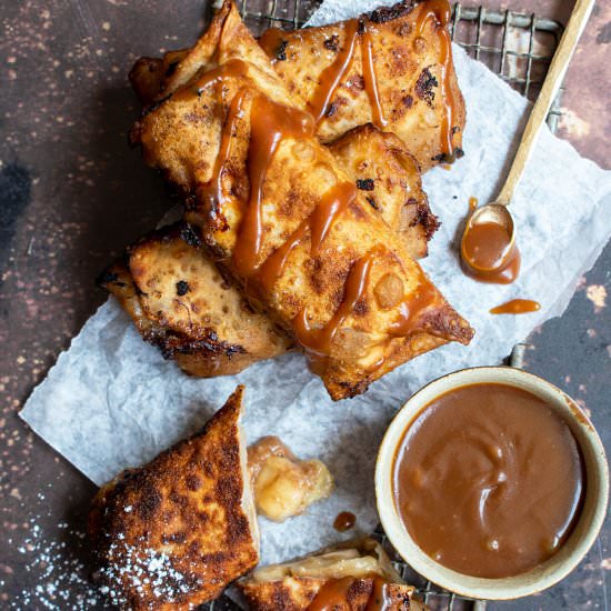 Banana egg rolls - Recipe photo by cherryonmysundae