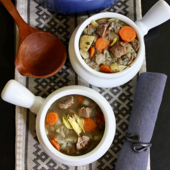 Kjötsúpa – Icelandic Lamb Soup - Recipe photo by Runcible Eats