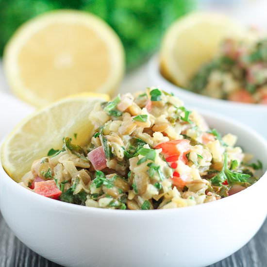 Lemon Tahini Vegan Power Bowl - Recipe photo by thehonoursystem